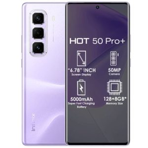 Infinix Hot 50 Pro+ 6.78" 8GB RAM/128GB ROM Android 14- Purple